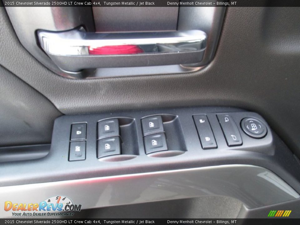 2015 Chevrolet Silverado 2500HD LT Crew Cab 4x4 Tungsten Metallic / Jet Black Photo #12