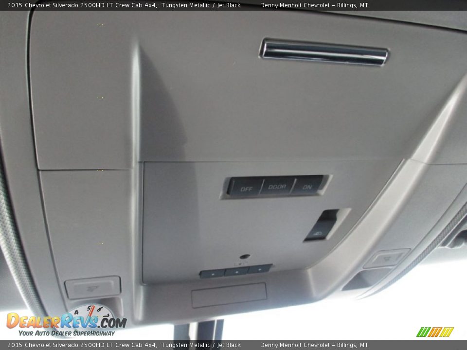 2015 Chevrolet Silverado 2500HD LT Crew Cab 4x4 Tungsten Metallic / Jet Black Photo #17