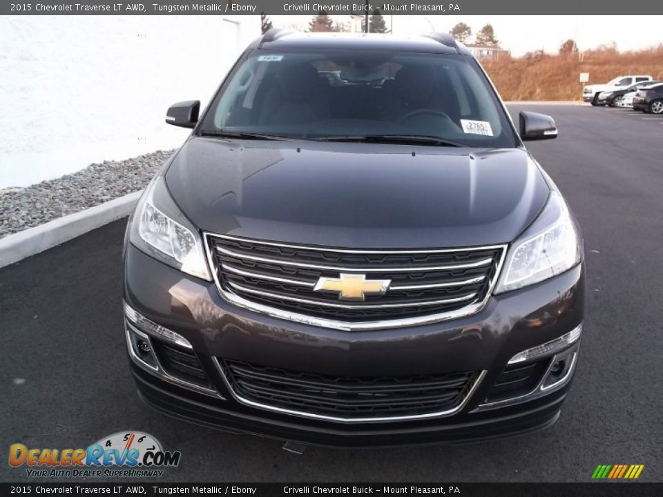2015 Chevrolet Traverse LT AWD Tungsten Metallic / Ebony Photo #4