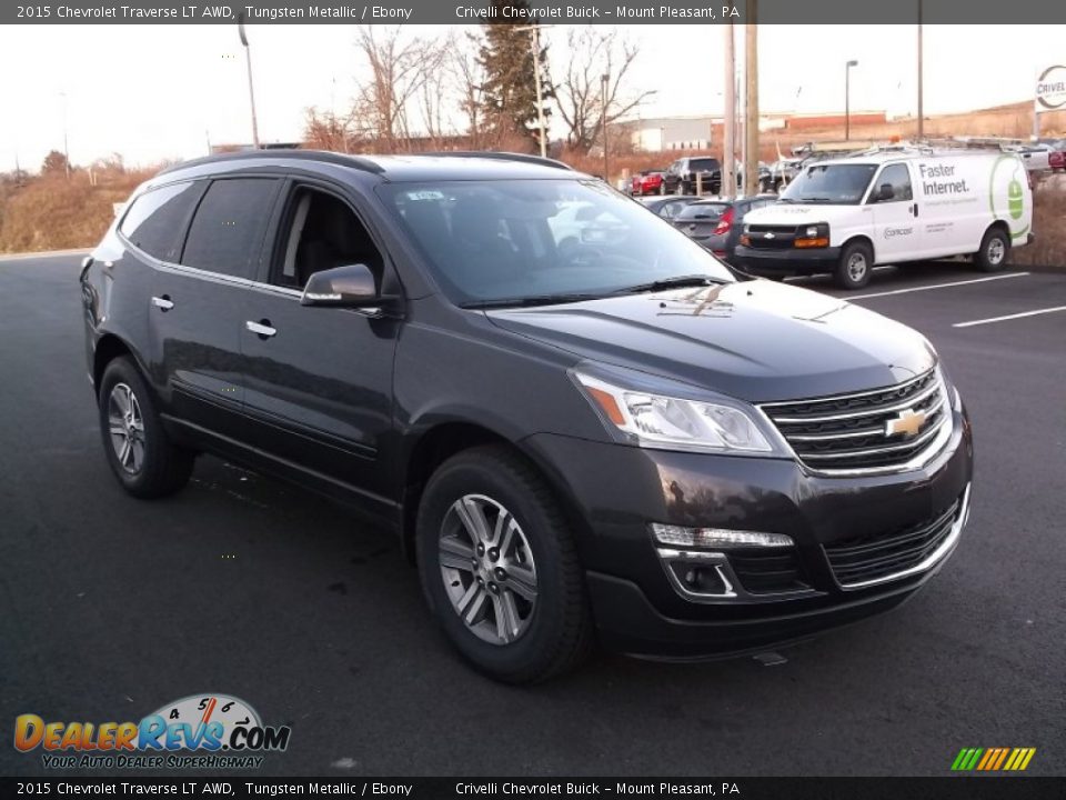 2015 Chevrolet Traverse LT AWD Tungsten Metallic / Ebony Photo #5