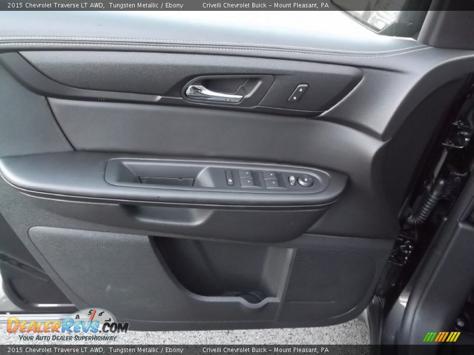 2015 Chevrolet Traverse LT AWD Tungsten Metallic / Ebony Photo #8