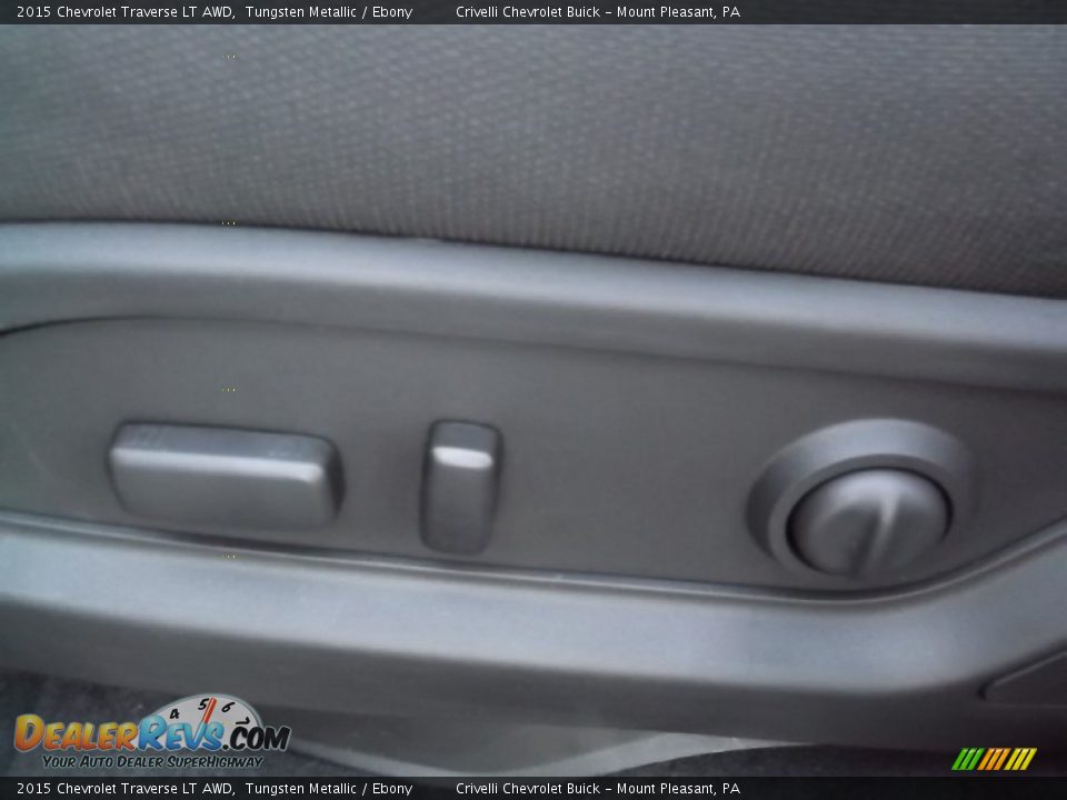 2015 Chevrolet Traverse LT AWD Tungsten Metallic / Ebony Photo #11