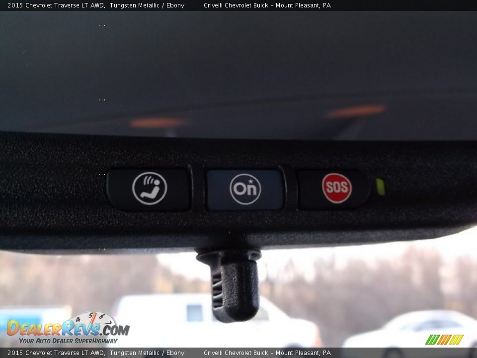 2015 Chevrolet Traverse LT AWD Tungsten Metallic / Ebony Photo #12