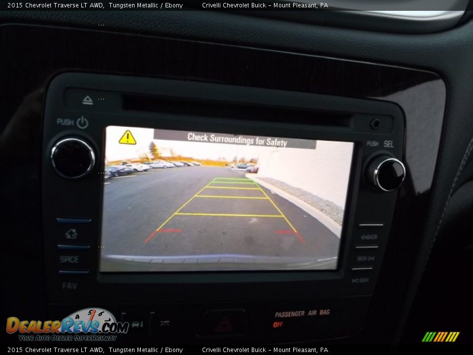 2015 Chevrolet Traverse LT AWD Tungsten Metallic / Ebony Photo #14