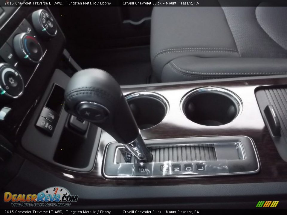 2015 Chevrolet Traverse LT AWD Tungsten Metallic / Ebony Photo #15
