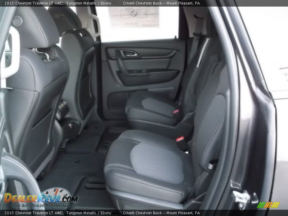 2015 Chevrolet Traverse LT AWD Tungsten Metallic / Ebony Photo #16