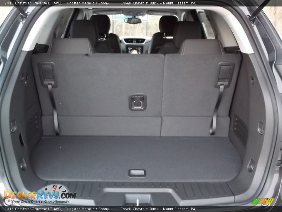 2015 Chevrolet Traverse LT AWD Tungsten Metallic / Ebony Photo #18