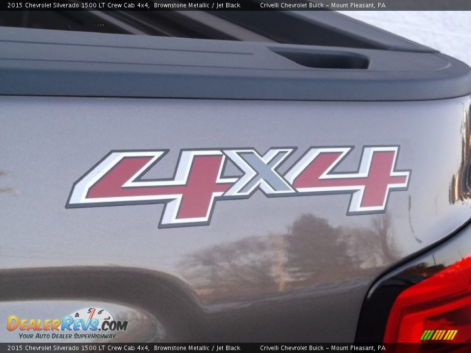 2015 Chevrolet Silverado 1500 LT Crew Cab 4x4 Brownstone Metallic / Jet Black Photo #4