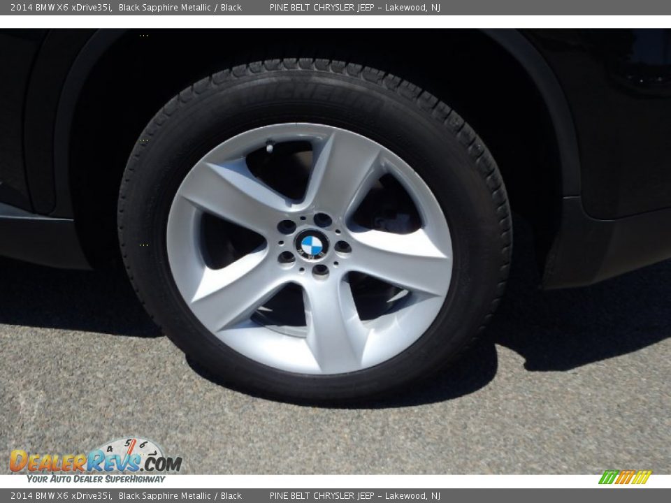 2014 BMW X6 xDrive35i Black Sapphire Metallic / Black Photo #32