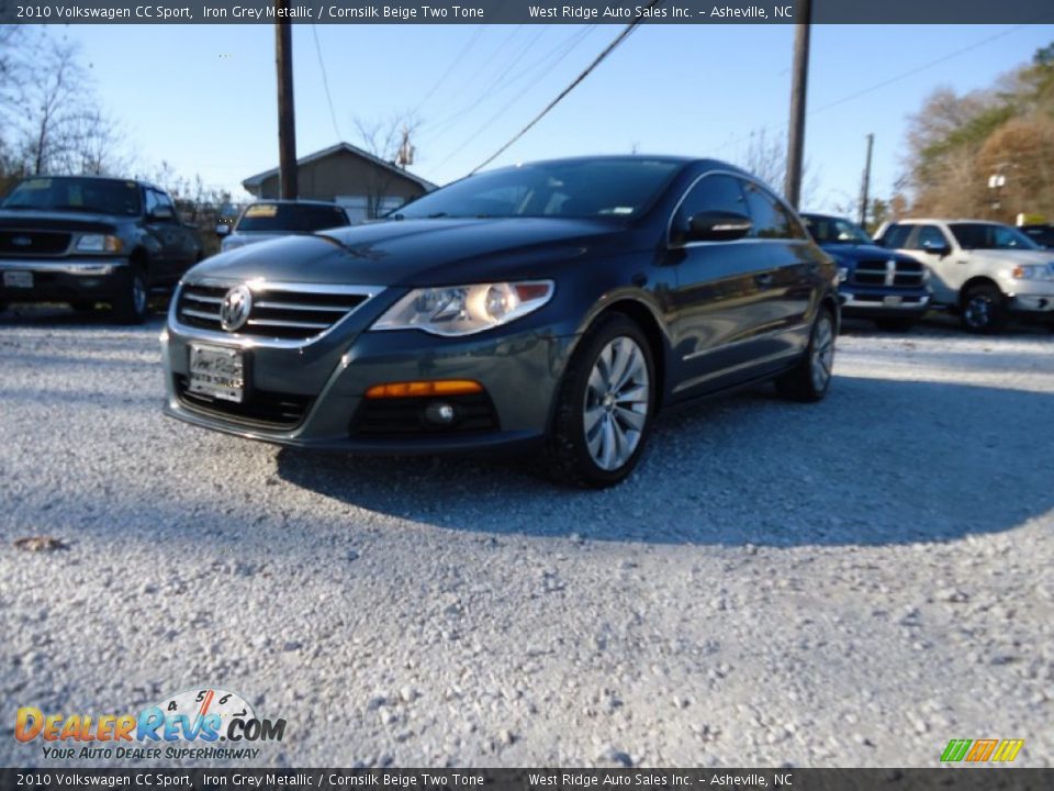 2010 Volkswagen CC Sport Iron Grey Metallic / Cornsilk Beige Two Tone Photo #1