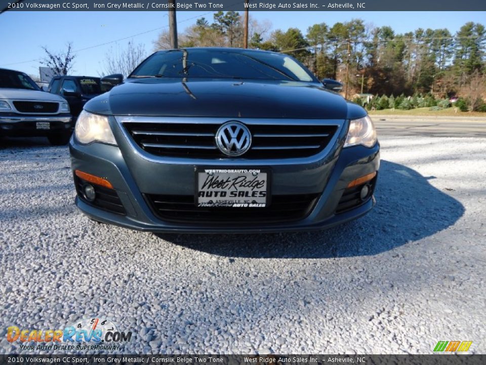 2010 Volkswagen CC Sport Iron Grey Metallic / Cornsilk Beige Two Tone Photo #2