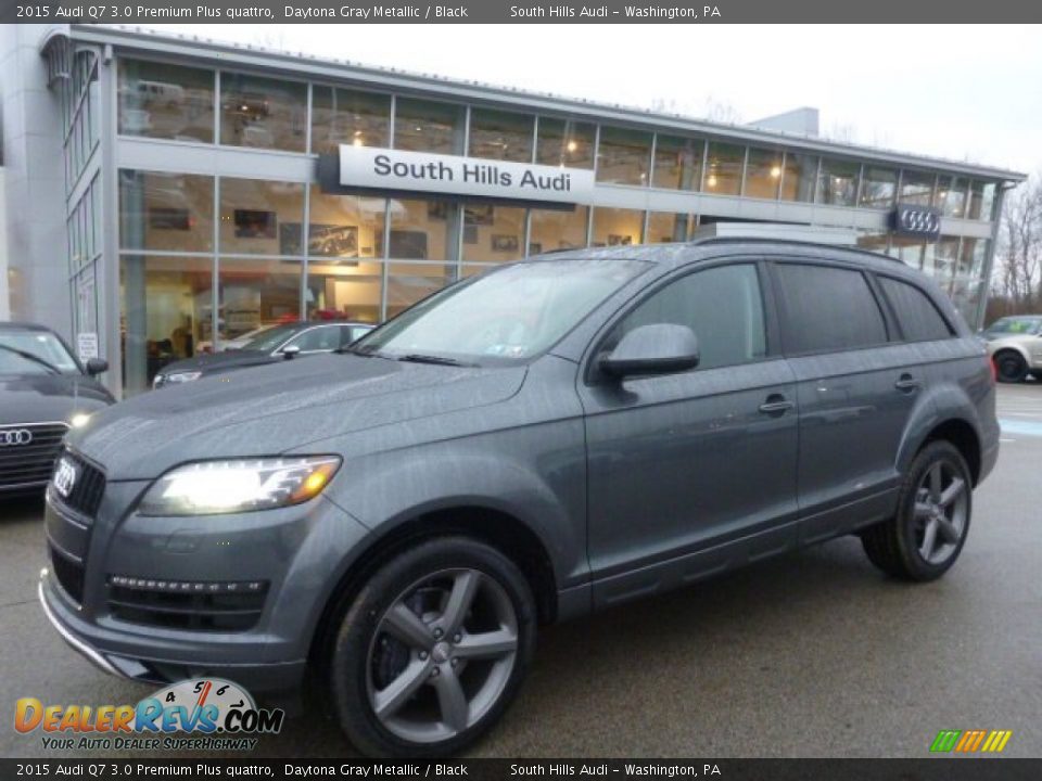 2015 Audi Q7 3.0 Premium Plus quattro Daytona Gray Metallic / Black Photo #1