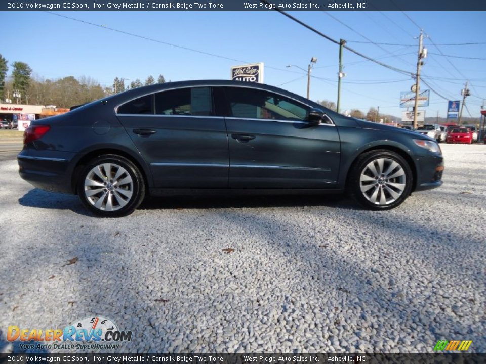 2010 Volkswagen CC Sport Iron Grey Metallic / Cornsilk Beige Two Tone Photo #4