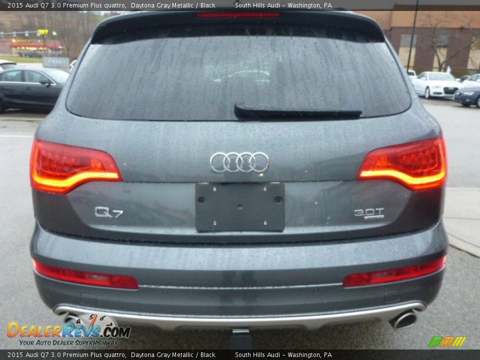 2015 Audi Q7 3.0 Premium Plus quattro Daytona Gray Metallic / Black Photo #3