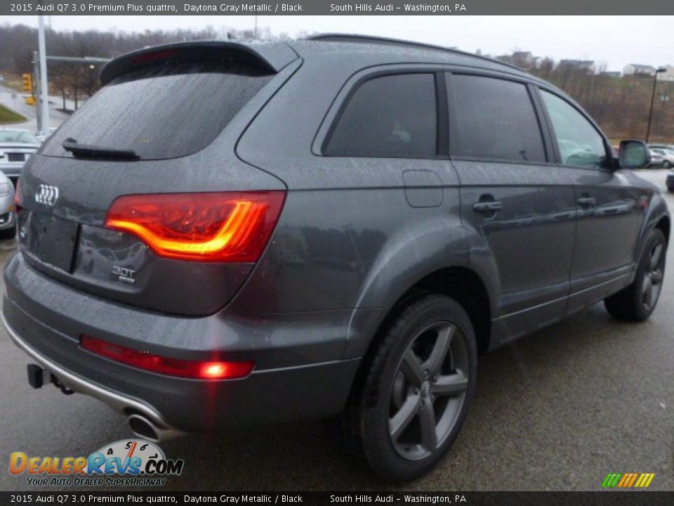 2015 Audi Q7 3.0 Premium Plus quattro Daytona Gray Metallic / Black Photo #4