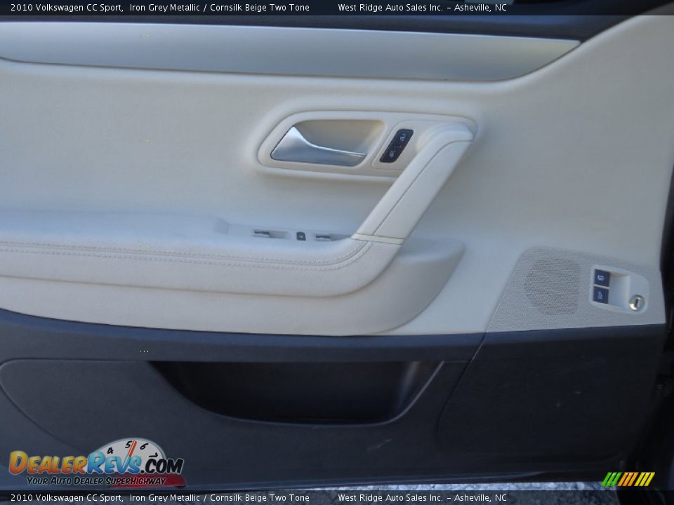 2010 Volkswagen CC Sport Iron Grey Metallic / Cornsilk Beige Two Tone Photo #10