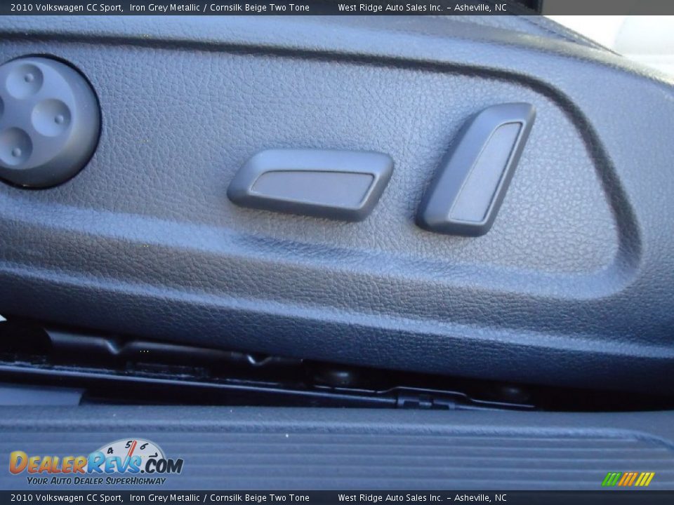 2010 Volkswagen CC Sport Iron Grey Metallic / Cornsilk Beige Two Tone Photo #13