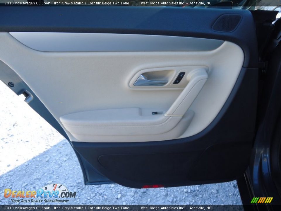2010 Volkswagen CC Sport Iron Grey Metallic / Cornsilk Beige Two Tone Photo #22