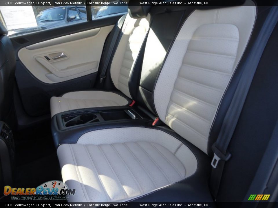 2010 Volkswagen CC Sport Iron Grey Metallic / Cornsilk Beige Two Tone Photo #23