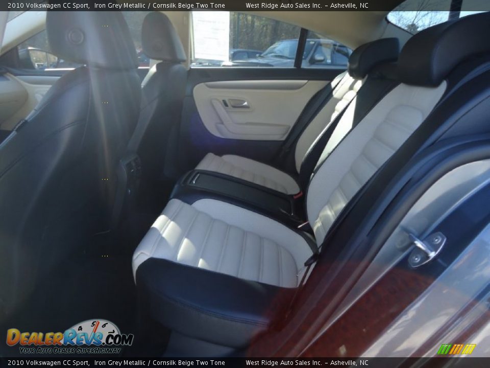 2010 Volkswagen CC Sport Iron Grey Metallic / Cornsilk Beige Two Tone Photo #24