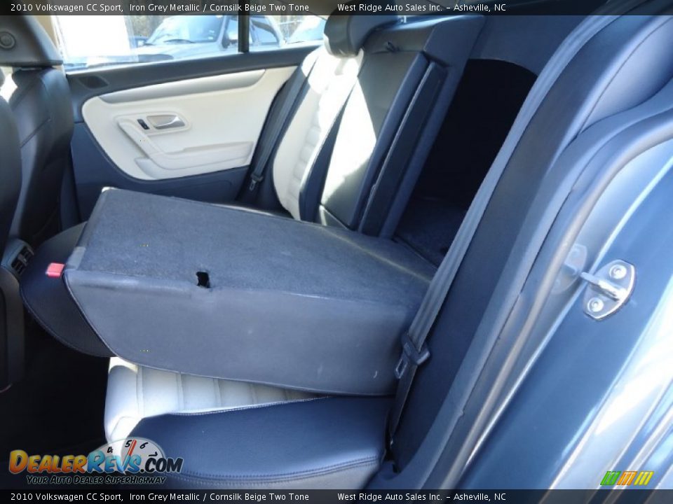 2010 Volkswagen CC Sport Iron Grey Metallic / Cornsilk Beige Two Tone Photo #25