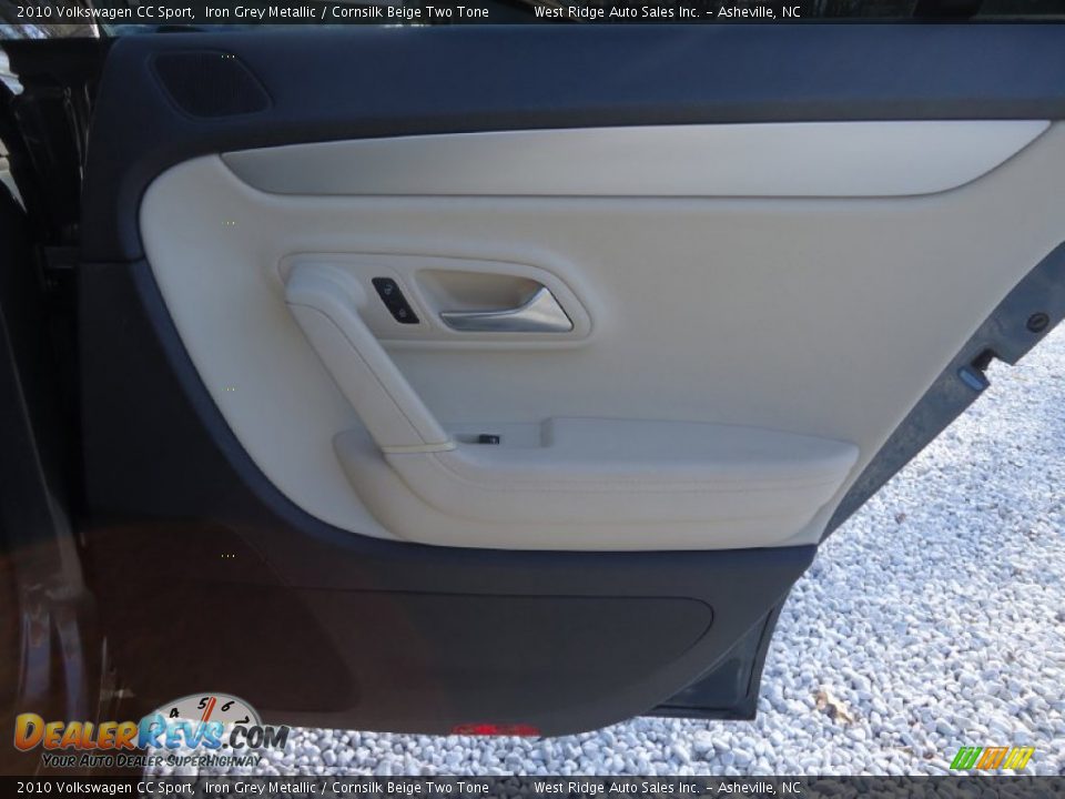2010 Volkswagen CC Sport Iron Grey Metallic / Cornsilk Beige Two Tone Photo #27
