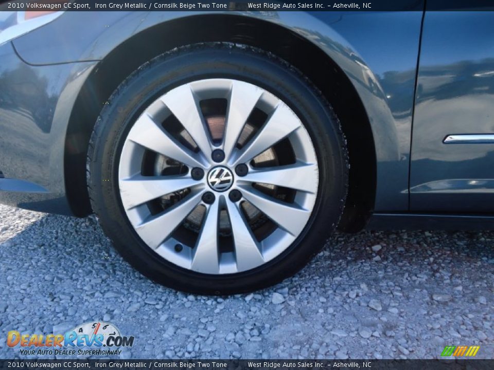 2010 Volkswagen CC Sport Iron Grey Metallic / Cornsilk Beige Two Tone Photo #30