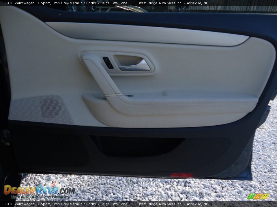 2010 Volkswagen CC Sport Iron Grey Metallic / Cornsilk Beige Two Tone Photo #31