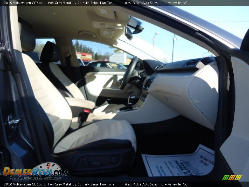 2010 Volkswagen CC Sport Iron Grey Metallic / Cornsilk Beige Two Tone Photo #32