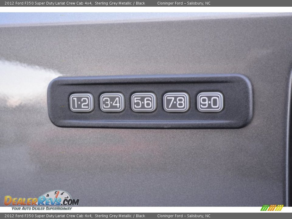 2012 Ford F350 Super Duty Lariat Crew Cab 4x4 Sterling Grey Metallic / Black Photo #20