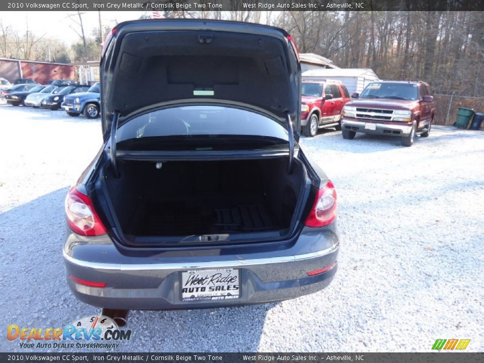 2010 Volkswagen CC Sport Iron Grey Metallic / Cornsilk Beige Two Tone Photo #36