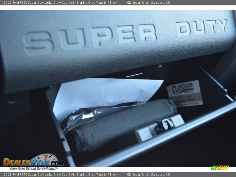 2012 Ford F350 Super Duty Lariat Crew Cab 4x4 Sterling Grey Metallic / Black Photo #28