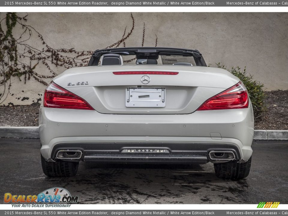 2015 Mercedes-Benz SL 550 White Arrow Edition Roadster designo Diamond White Metallic / White Arrow Edition/Black Photo #3