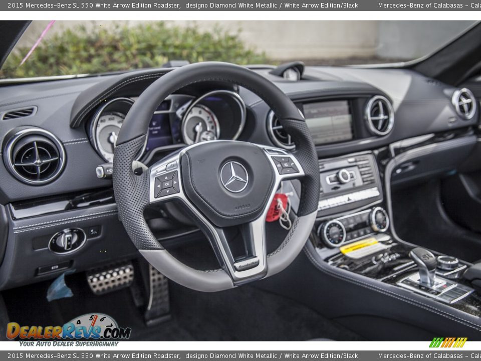 White Arrow Edition/Black Interior - 2015 Mercedes-Benz SL 550 White Arrow Edition Roadster Photo #5