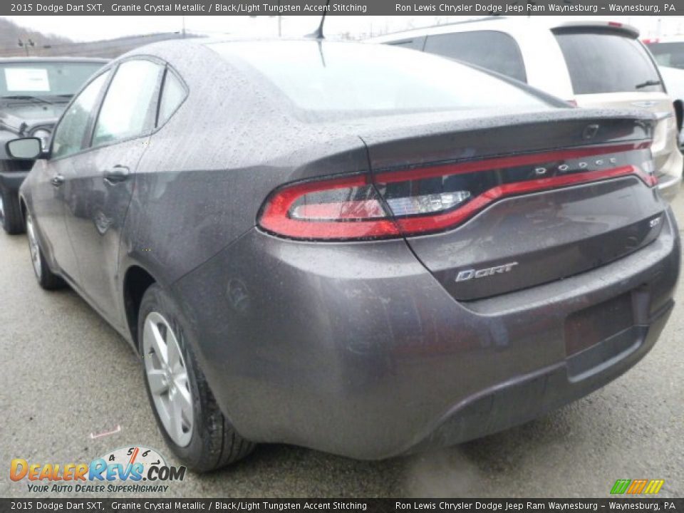 2015 Dodge Dart SXT Granite Crystal Metallic / Black/Light Tungsten Accent Stitching Photo #2