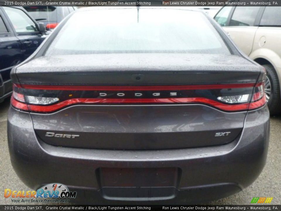 2015 Dodge Dart SXT Granite Crystal Metallic / Black/Light Tungsten Accent Stitching Photo #3