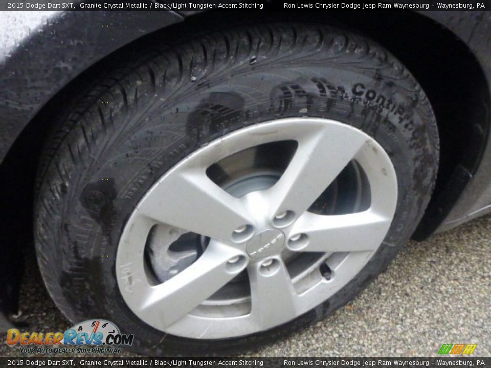 2015 Dodge Dart SXT Granite Crystal Metallic / Black/Light Tungsten Accent Stitching Photo #8