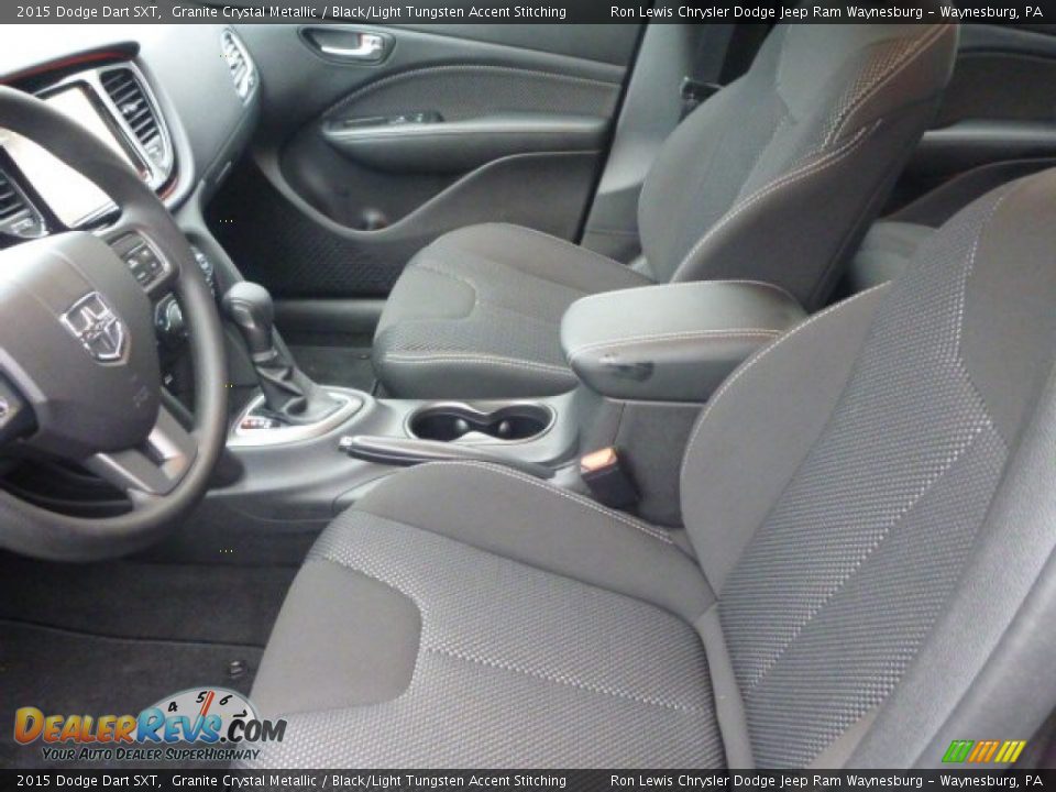 2015 Dodge Dart SXT Granite Crystal Metallic / Black/Light Tungsten Accent Stitching Photo #9