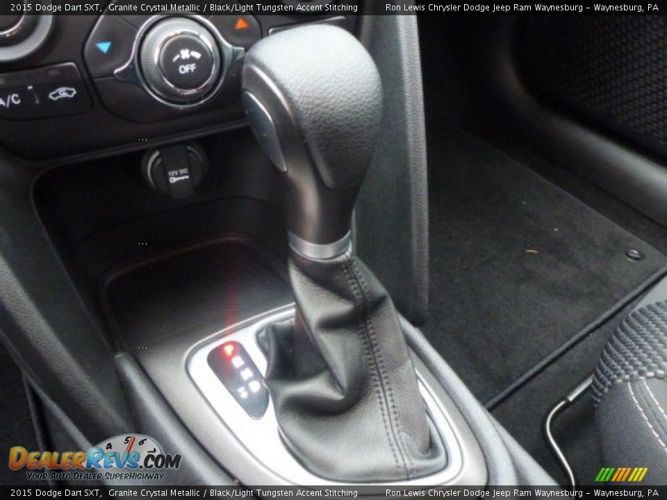 2015 Dodge Dart SXT Granite Crystal Metallic / Black/Light Tungsten Accent Stitching Photo #14