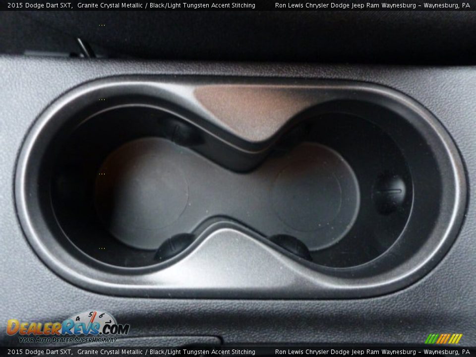 2015 Dodge Dart SXT Granite Crystal Metallic / Black/Light Tungsten Accent Stitching Photo #16