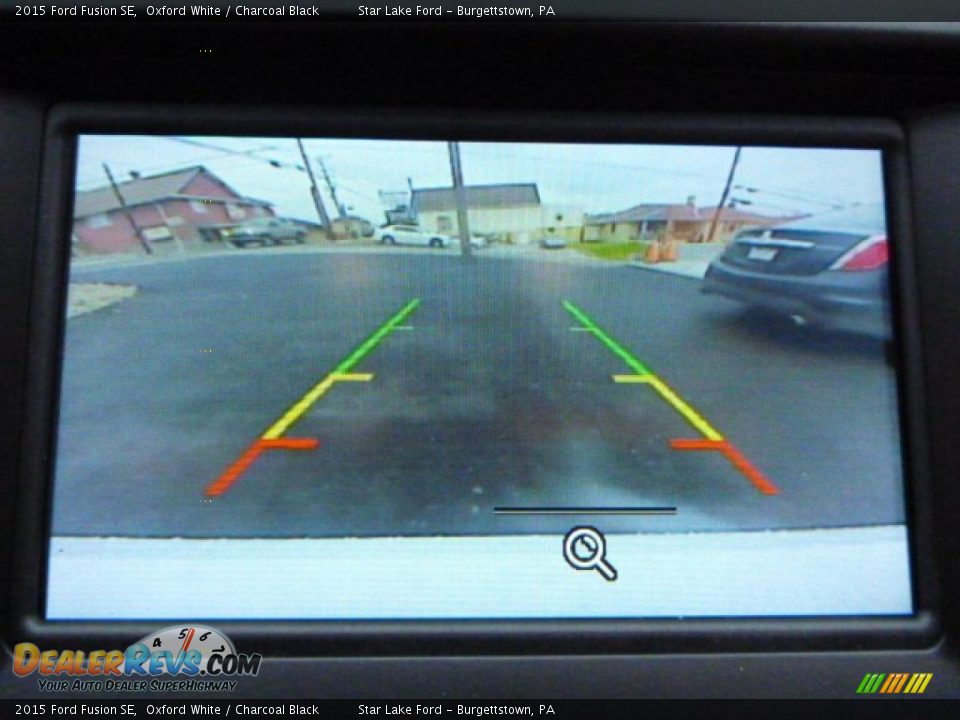 2015 Ford Fusion SE Oxford White / Charcoal Black Photo #16