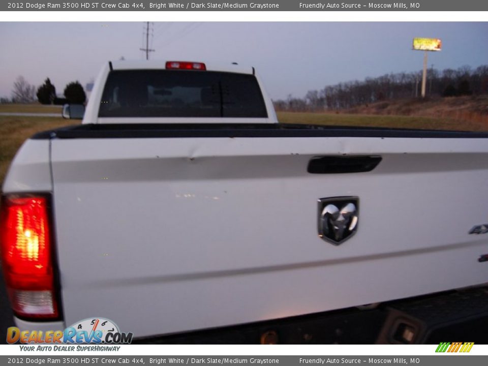 2012 Dodge Ram 3500 HD ST Crew Cab 4x4 Bright White / Dark Slate/Medium Graystone Photo #9