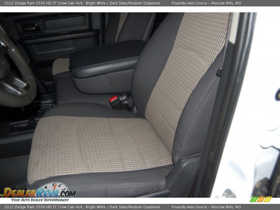 2012 Dodge Ram 3500 HD ST Crew Cab 4x4 Bright White / Dark Slate/Medium Graystone Photo #11