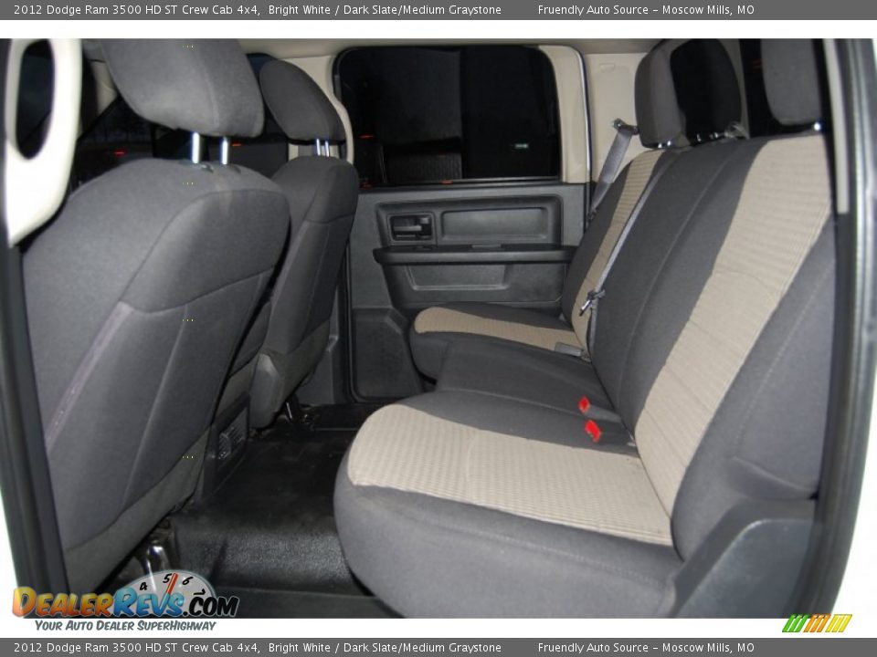 2012 Dodge Ram 3500 HD ST Crew Cab 4x4 Bright White / Dark Slate/Medium Graystone Photo #12