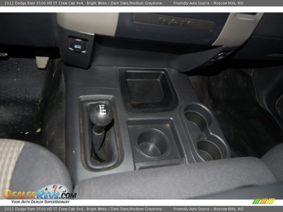 2012 Dodge Ram 3500 HD ST Crew Cab 4x4 Bright White / Dark Slate/Medium Graystone Photo #17