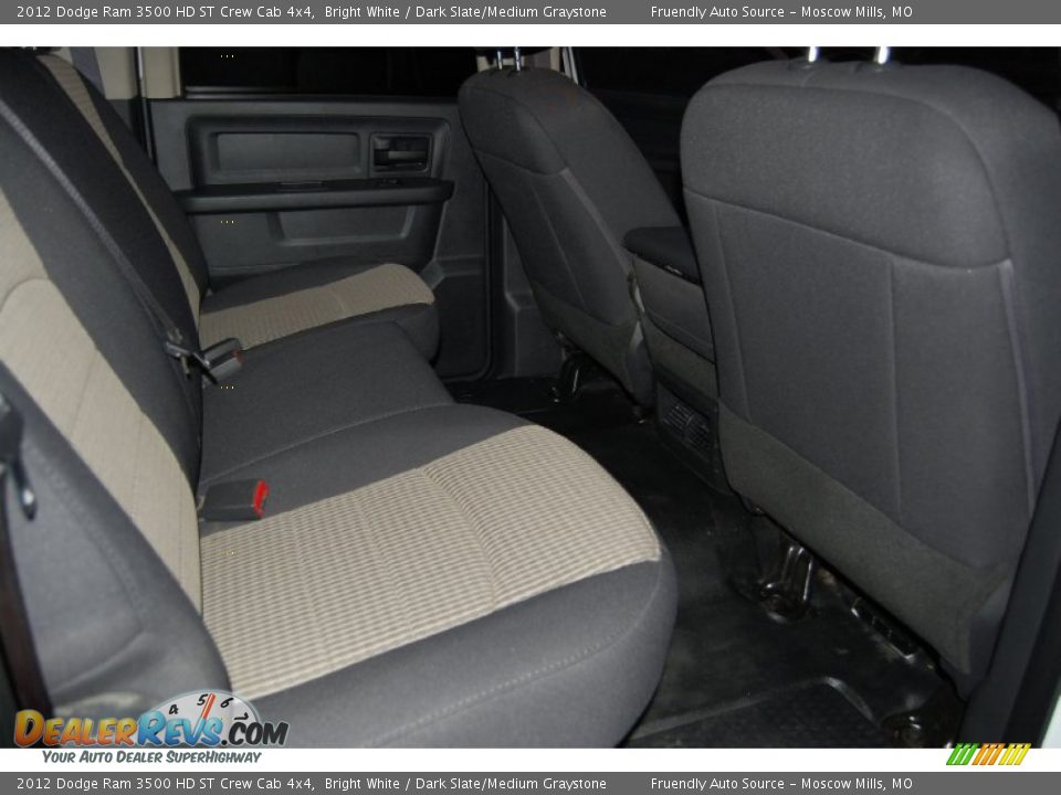2012 Dodge Ram 3500 HD ST Crew Cab 4x4 Bright White / Dark Slate/Medium Graystone Photo #19