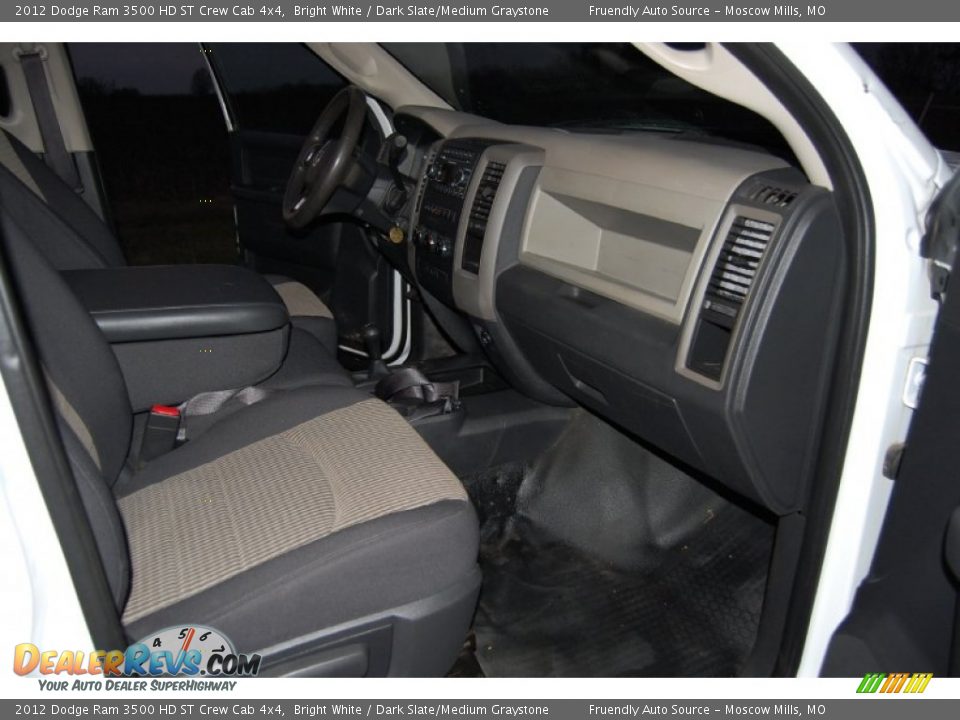 2012 Dodge Ram 3500 HD ST Crew Cab 4x4 Bright White / Dark Slate/Medium Graystone Photo #20