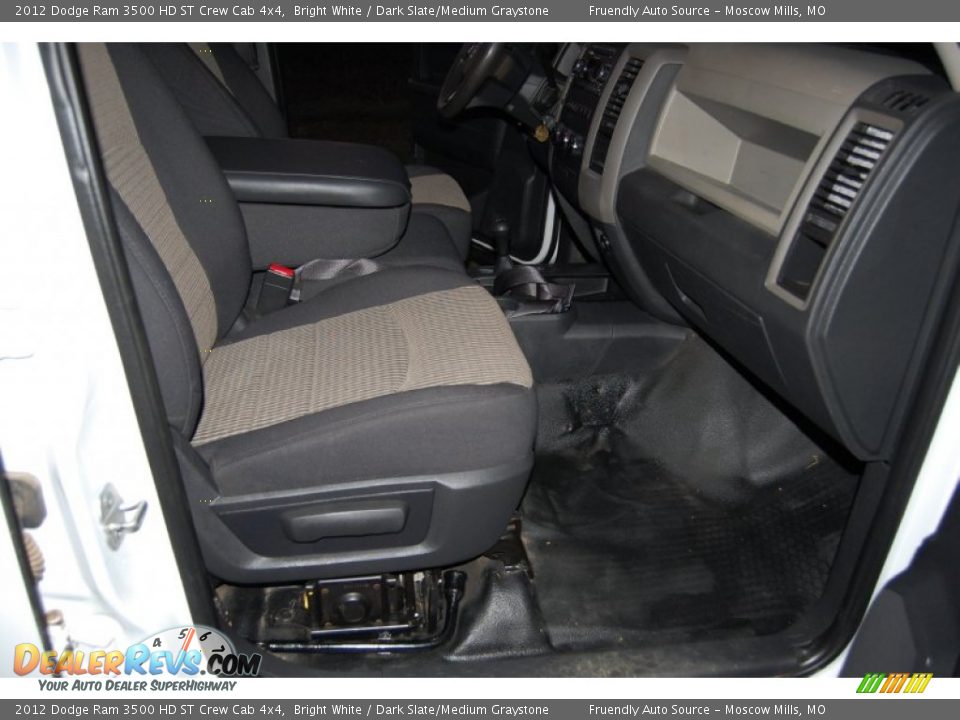 2012 Dodge Ram 3500 HD ST Crew Cab 4x4 Bright White / Dark Slate/Medium Graystone Photo #21
