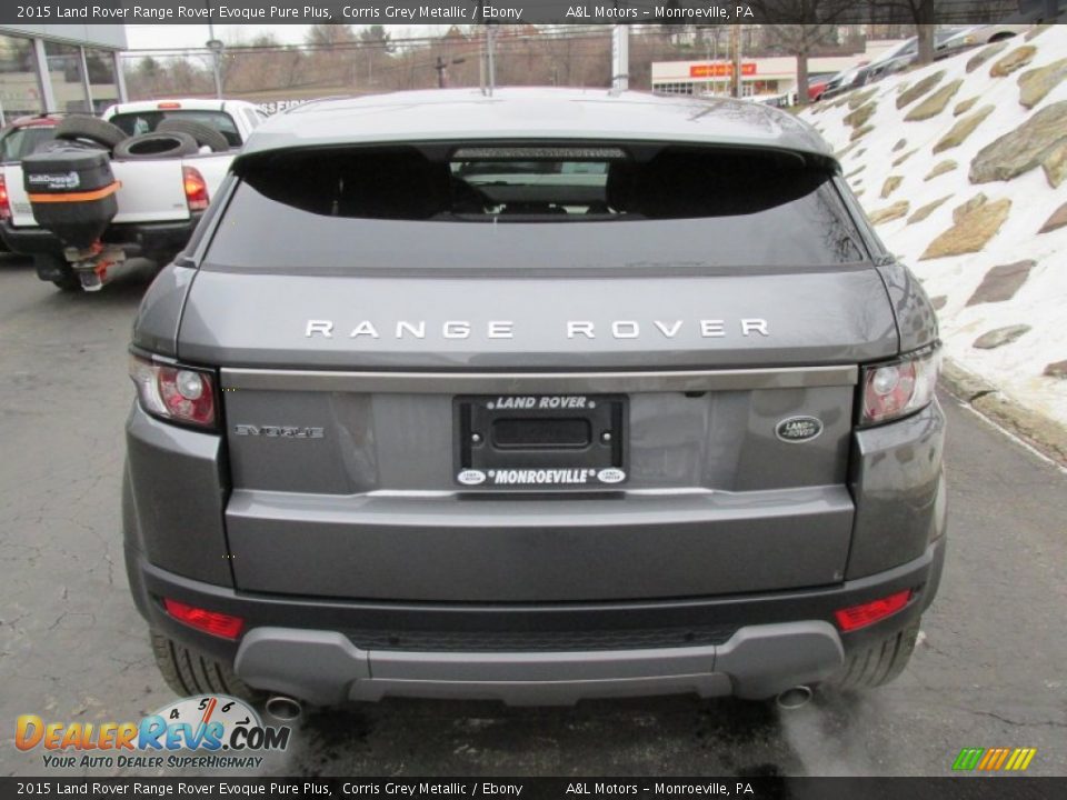 2015 Land Rover Range Rover Evoque Pure Plus Corris Grey Metallic / Ebony Photo #5