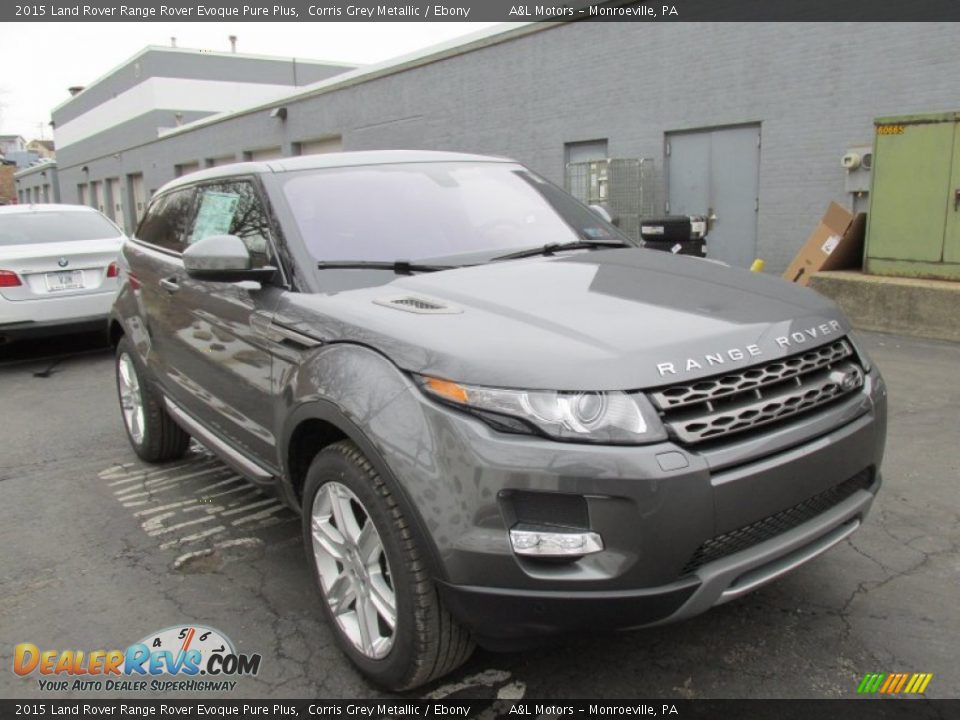 Front 3/4 View of 2015 Land Rover Range Rover Evoque Pure Plus Photo #8